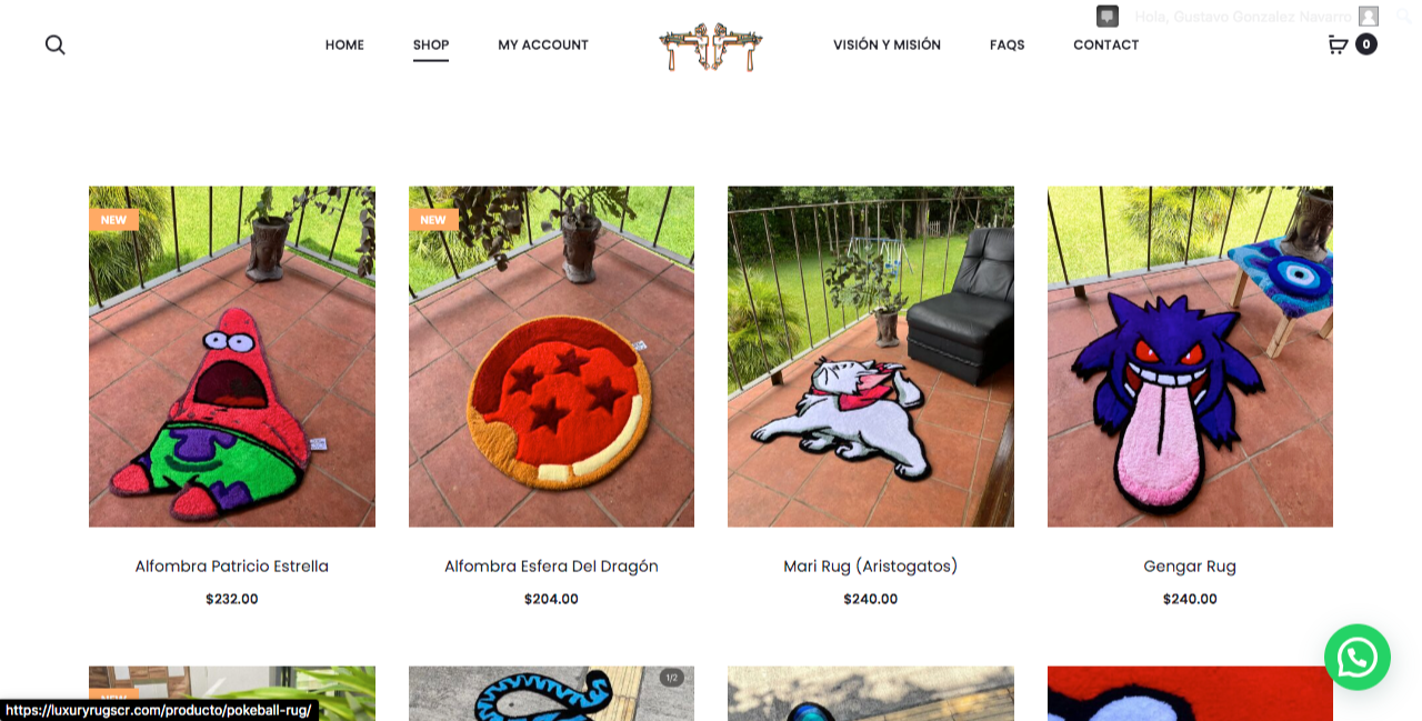 LuxuryRugs: un catálogo donde la pieza manda